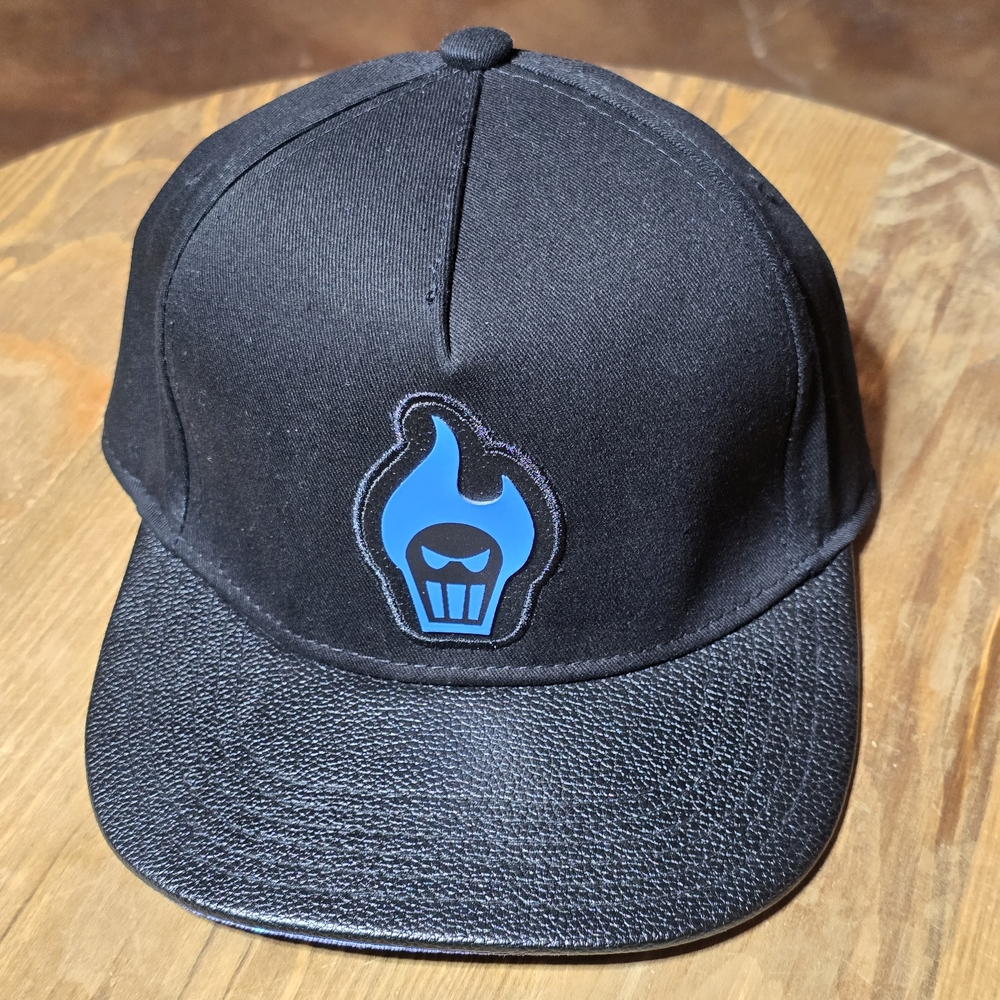 Disney Parks Villains Hades Flat Bill Snapback Youth Cap Black & Blue